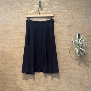 Black A-Line Midi Skirt by Velvet by Graham & Spencer